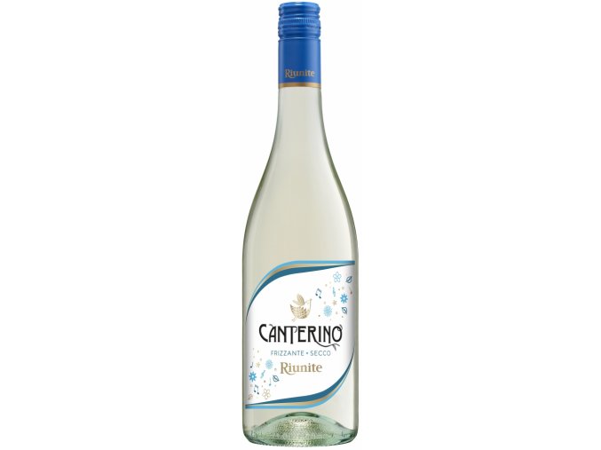 Riunite Canterino Frizzante Secco, 0,75l