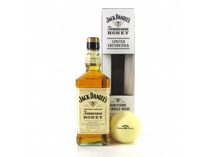 Jack Daniels Honey + forma na led, 35%, 0,7l