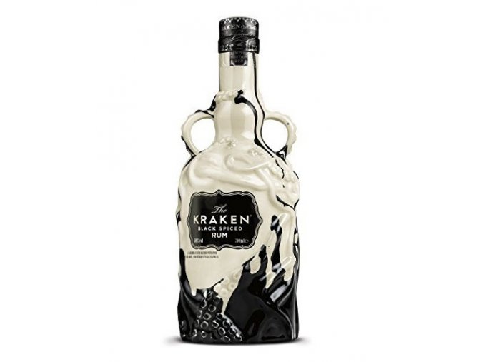 Kraken Black Spiced Rum Black & White Ceramic Limited Edition 2017, 40%, 0,7l