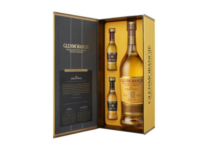 Glenmorangie Pioneer Pack Original, 0,7l + 2x0,05l