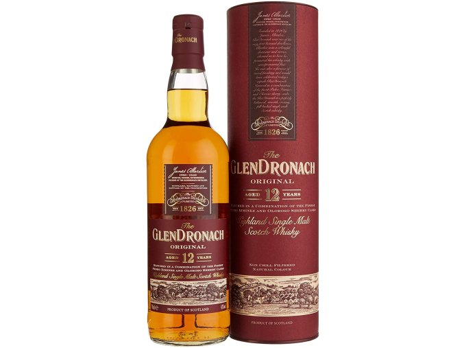 Glendronach 12 YO, Gift Box, 43%, 0,7l