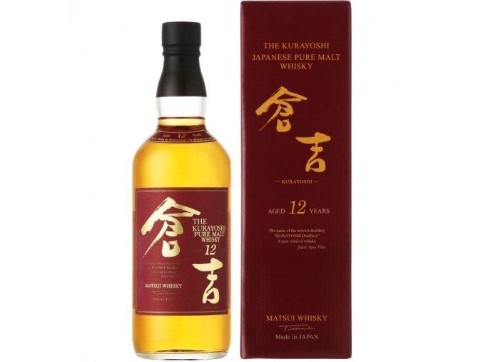 Kurayoshi Pure Malt 12 Years Old Japanese Whisky, 43%, 0,7l1