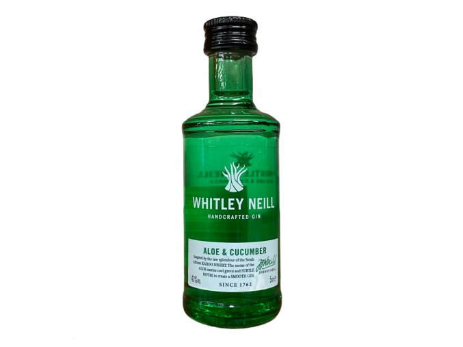 Whitley Neill Aloe & Cucumber gin, 43%, 0,05l