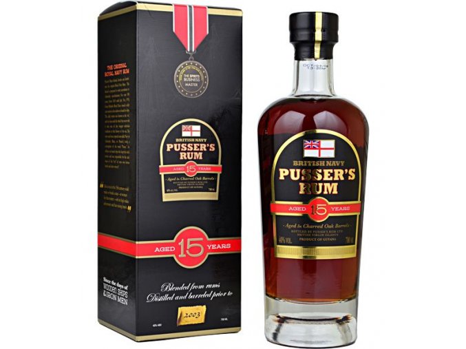 Pusser´s British Navy 15 YO, 40%, 0,7l