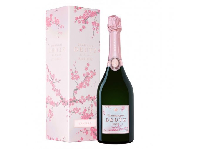 Deutz Champagne Brut Rosé Sakura v dárkovém balení, 0,75l