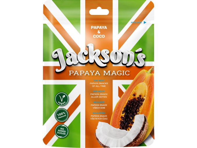 jacksons papaya package transparent nahled