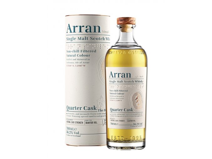 Arran Quarter Cask Bothy + Tuba, 56,2%, 0,7l