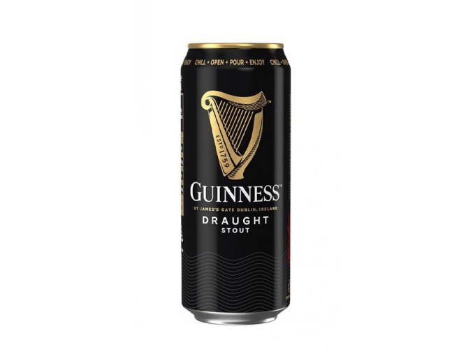 Guinness Stout Draught plech, 0,44l