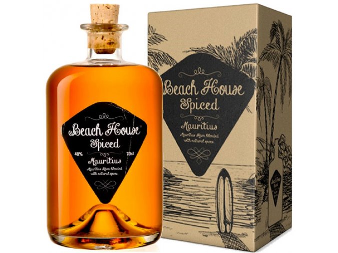 Beach House Spiced Rum, Gift box, 40%, 0,7l