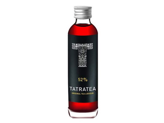 Tatratea 52% Original Tea liqueur, miniatura, 0,04l