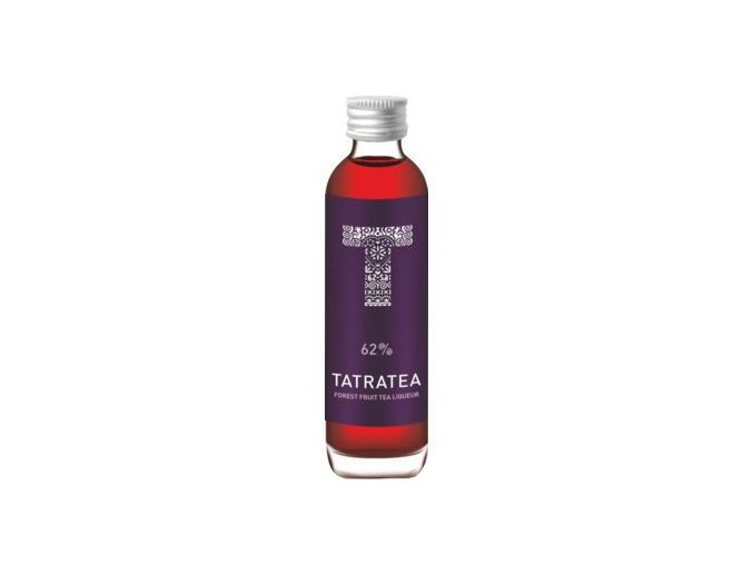 Tatratea 62% Forest Fruit Tea liqueur, miniatura, 0,04l