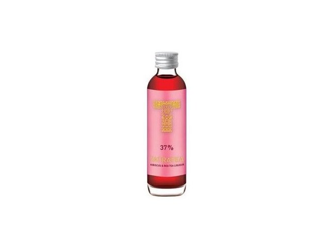 Tatratea 37% Hibiscus & Red Tea liqueur, miniatura, 0,04l