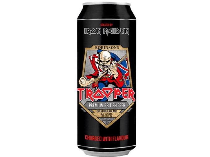 Trooper Iron Maiden PLECH, 4,7%, 0,5l