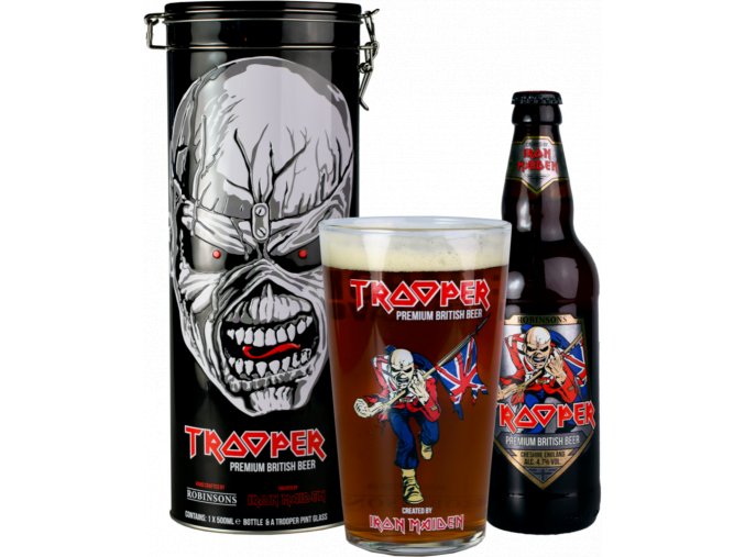 Trooper Iron Maiden Tin Gift box, 4,7%, 0,5l