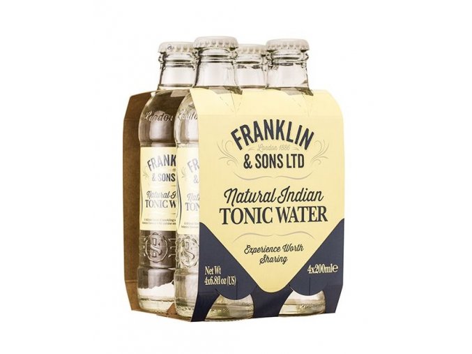 franklin sons natural indian tonic water pack 4x 0 20 l