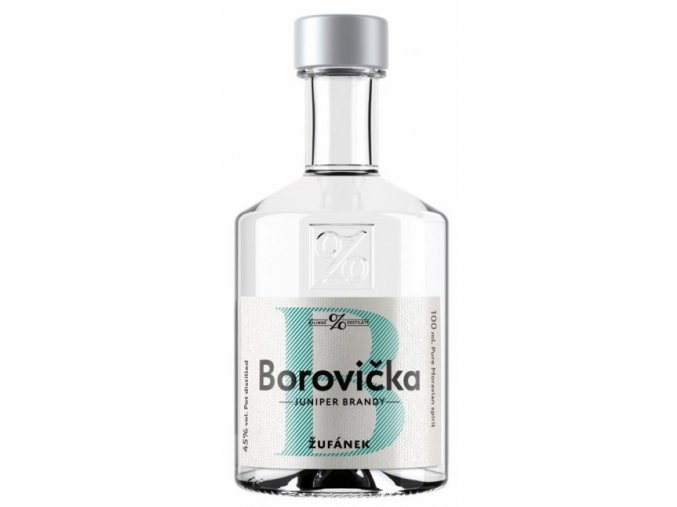 Žufánek Borovička, 45%, 0,1l