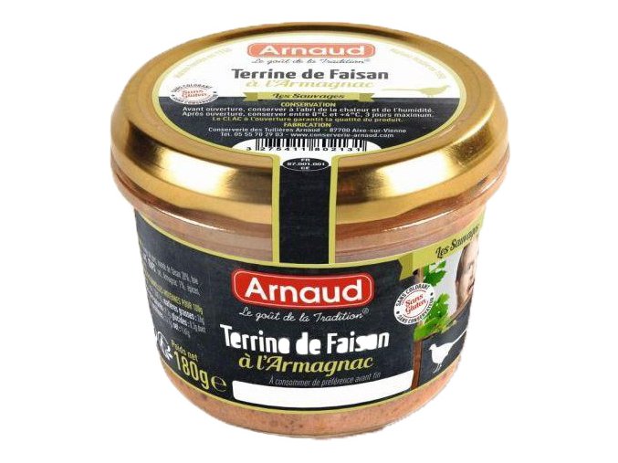 Arnaud - Bažantí terina s Armagnacem, 180g