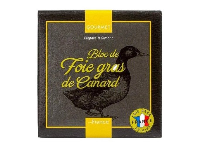 Gourmet Partners Kachní Foie Gras z Gascogne v bloku (plech), 65g