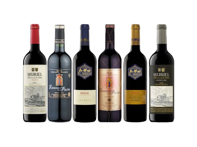 Degustační balíček Crianza/Reserva, 6x0,75l
