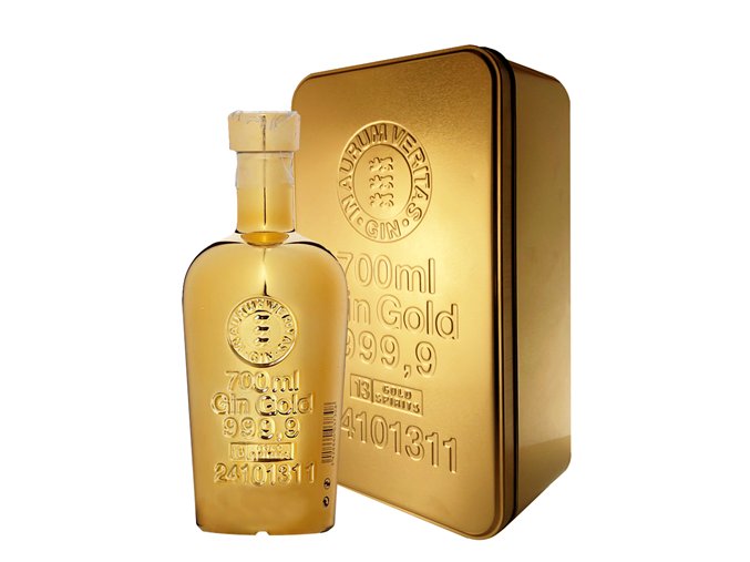 Gold 999,9 Gin, Golden Gift box, 40%, 0,7l