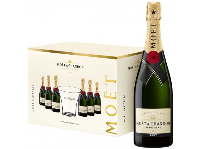 1061924 Moët & Chandon Pack 6 bottles + bucket 75cl