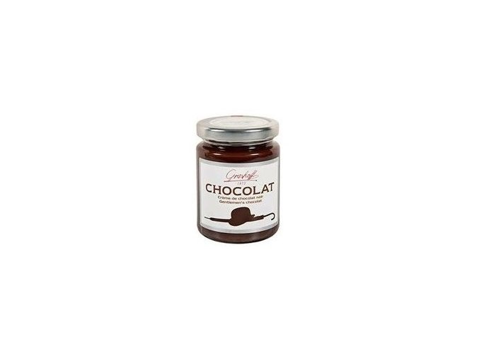 Tmavý čokoládový krém "Gentlemen´s chocolat" s kakao 30%, sklo, 250g