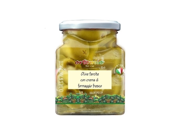 ORTOMIO OLIVY PLNĚNÉ KRÉMEM PARMIGIANO, 314 ML