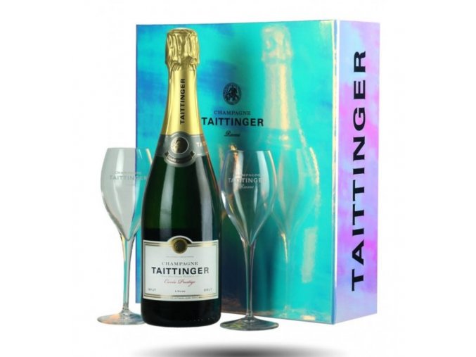 Screenshot 2021 09 20 at 11 44 15 Taittinger Brut Réserve (0,75l) v dárkové krabičce se skleničkami Blue Marine www vinot[...]