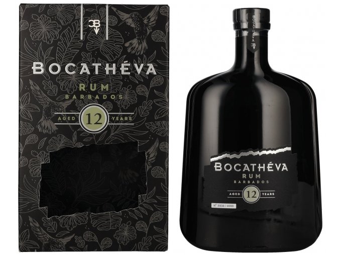 Bocathéva Super Premium Barbados Rum 12 YO, Gift box, 45%, 0,7l