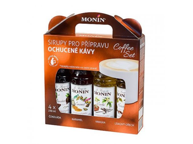 Monin Coffee box, 4x250ml