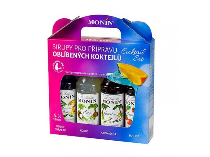 Monin Cocktail box, 4x250ml