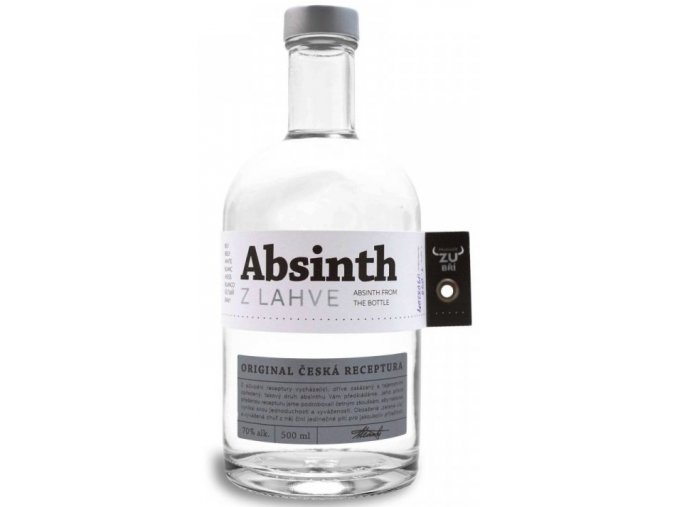 Pálenice Zubří - Absinth Z LÁHVE, 70%, 0,5l