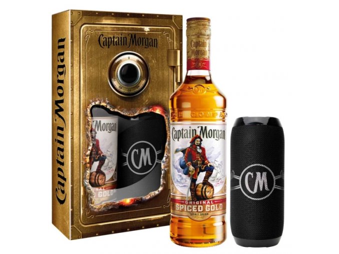 Captain Morgan Spiced Gold + reproduktor, 35%, 0,7l