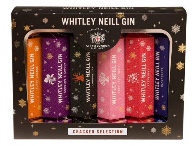 Whitley Neill Gin Crackers, 43%, 6x0,05l