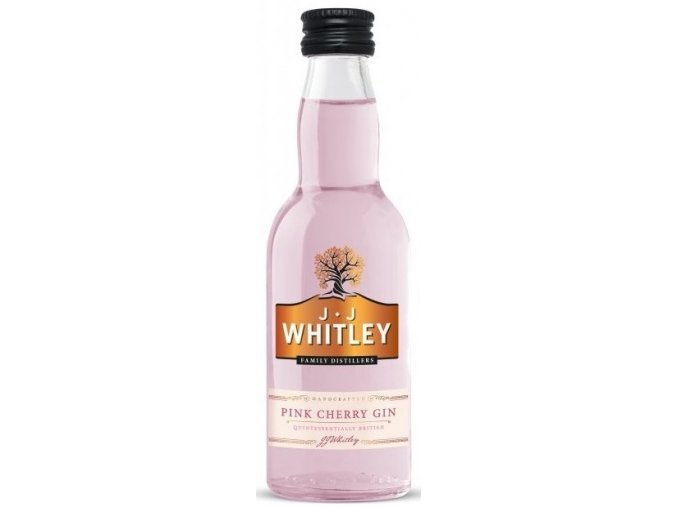 JJ Whitley Pink Cherry gin, 38%,  0,05l