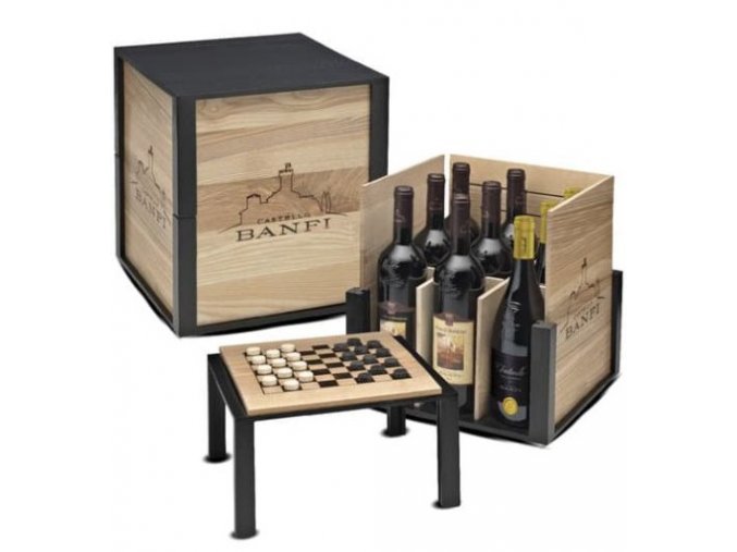 Banfi Checkers Table 9×0,75l