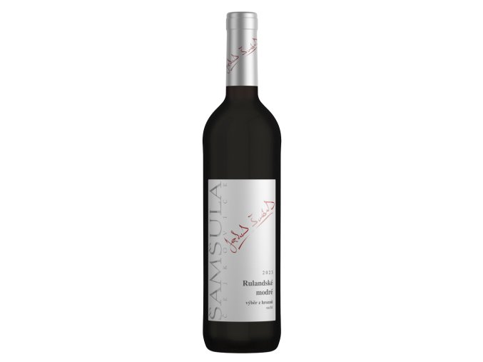 rulandske-modre--2023--grand-pinot--vyber-z-hroznu--suche--samsula--0-75l