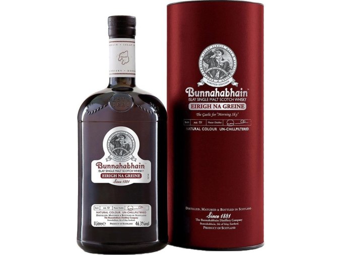 Bunnahabhain Eirigh Na Greine, Gift Box, 46,3%, 1l