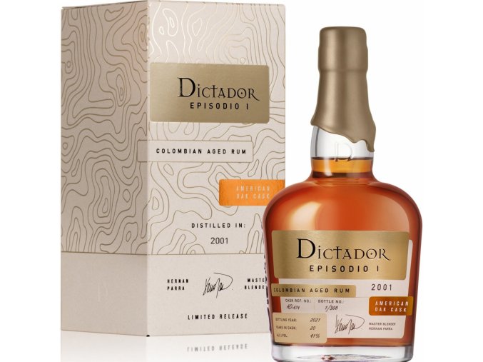 Dictador Episodio 1 American Oak Cask 2001, 41%, 0,7l