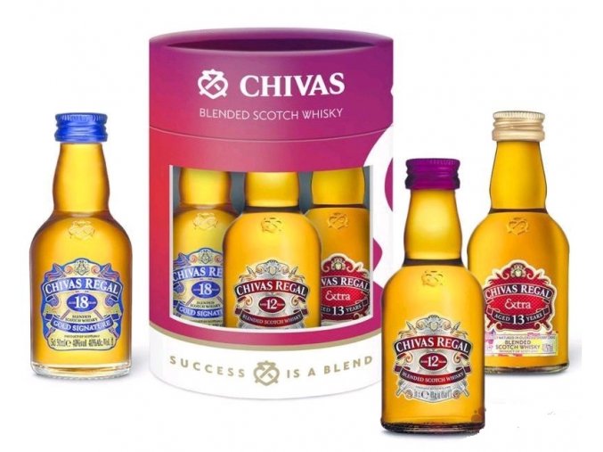 Chivas Regal Success is a blend miniset, 3x0,05l