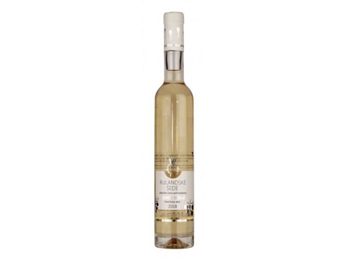 Rulandské šedé, 2018, výběr z bobulí, sladké, botrytický sběr, Vajbar, 0,375l