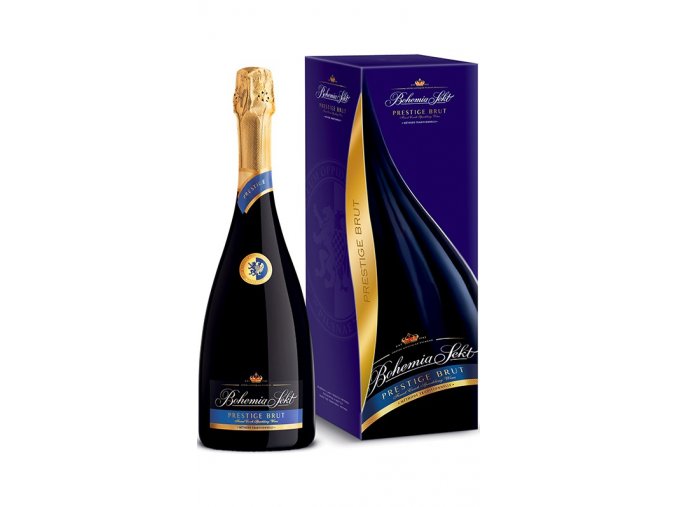 Bohemia Sekt Prestige brut, gift box, 0,75l