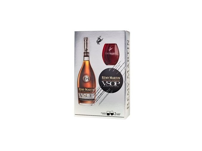 Remy Martin VSOP se dvěma skleničkami, Gift box, 0,7l