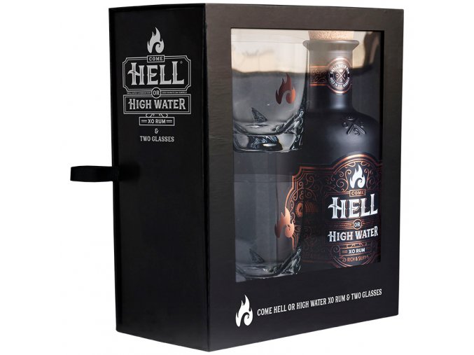 Hell or High Water XO + skleničky, 40%, 0,7l