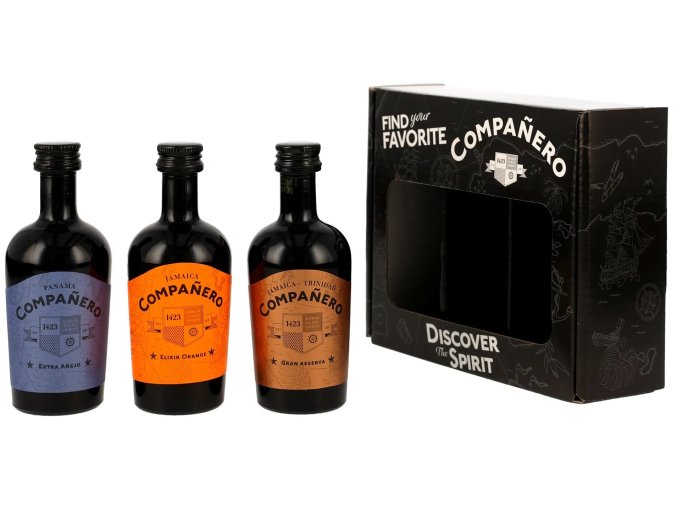 Ron Compaňero Mini Box, 3x0,05l