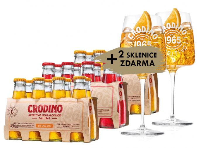 Crodino 2 1 sklenice zdarma