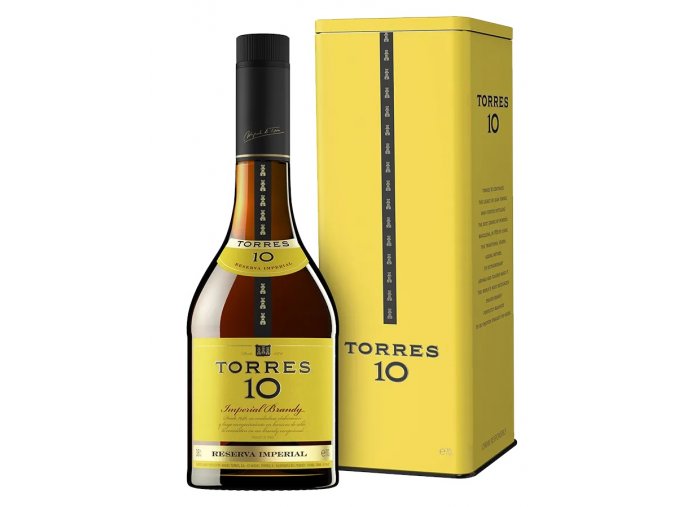 Torres 10 YO v plechovém boxu, 38%, 0,7l