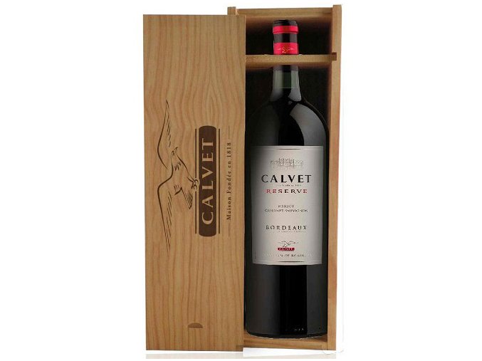 Calvet Grande Reserva 2017, dřevěná krabice, Magnum, 1,5l