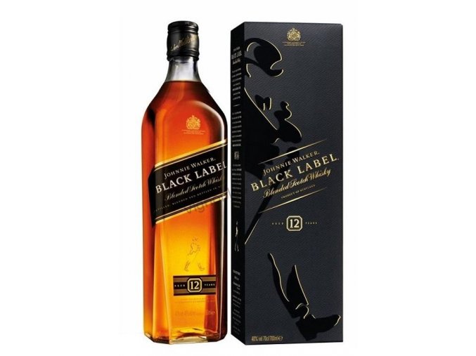 Johnnie Walker Black Label, Gift box, 40%, 1l