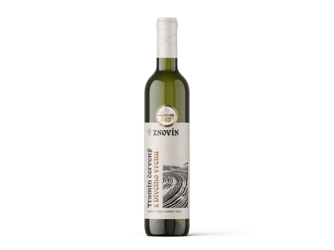 Tramín červený, 2022, výběr z bobulí, sladké, Znovín, 0,5l